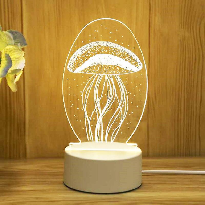 Romantic Love 3d Acrylic Led Lamp For Home Children S Night Light Table Lamp Birthday Party Decor Valentine S Day Bedside Lamp