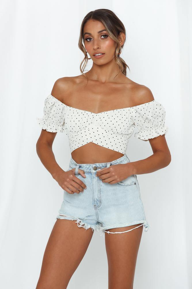 Little Ditty Crop Top Ivory