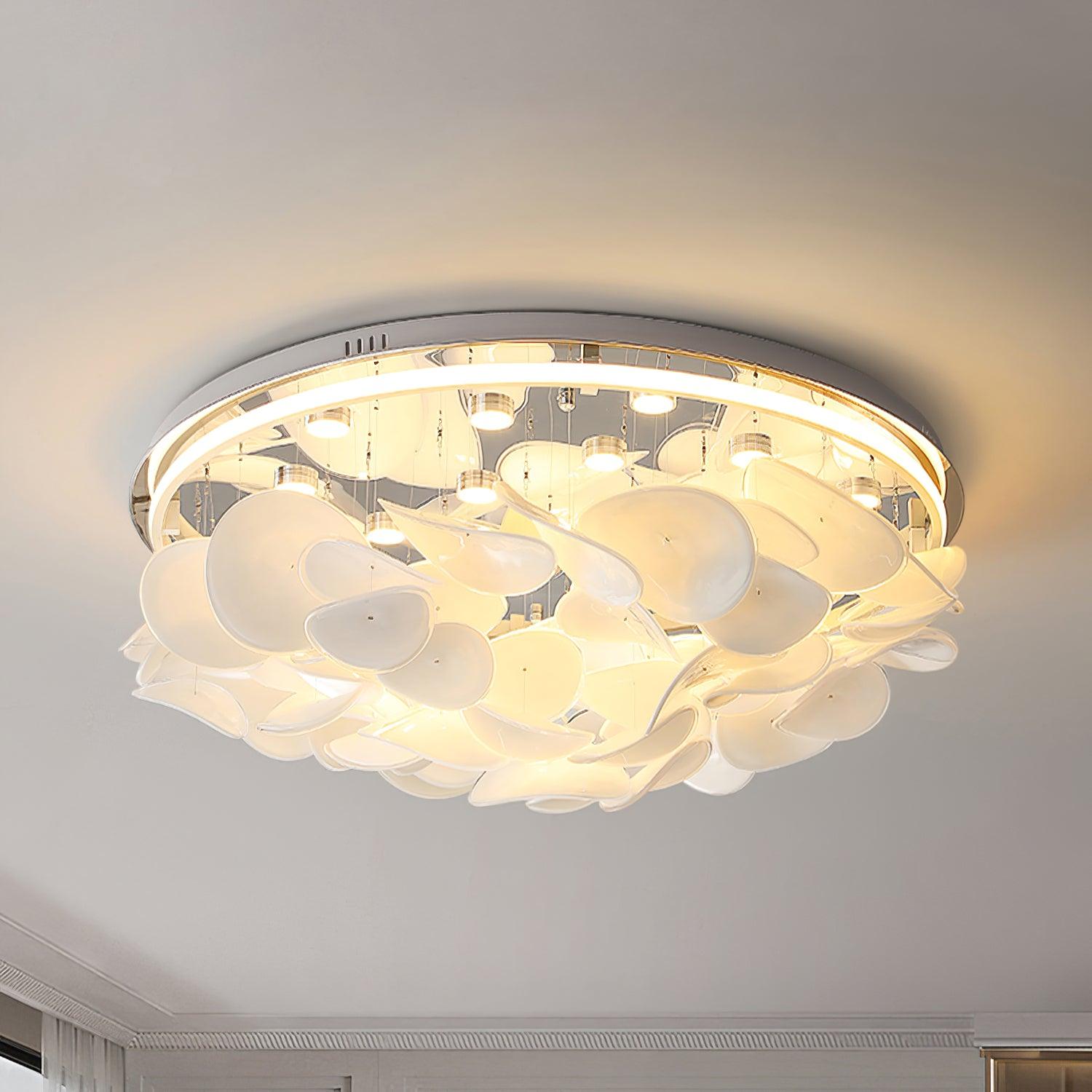 French Radici Petal Ceiling Lamp