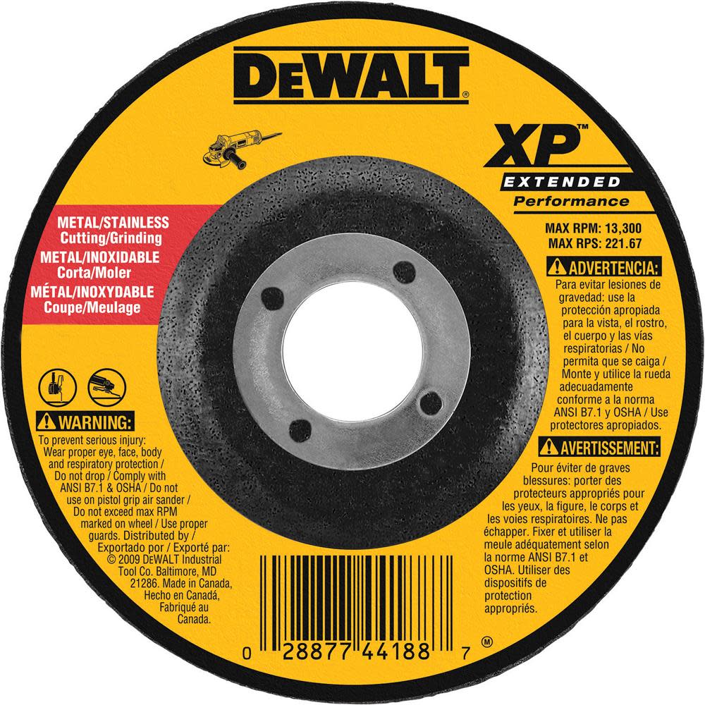 DEWALT Extended Performance 1/4 In. Grinding DW8808 from DEWALT