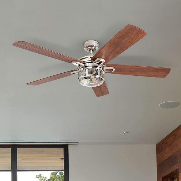 Honeywell Bontera Brushed Nickel LED Craftsman Ceiling Fan Shopping - The Best Deals on Ceiling Fans | 31036788