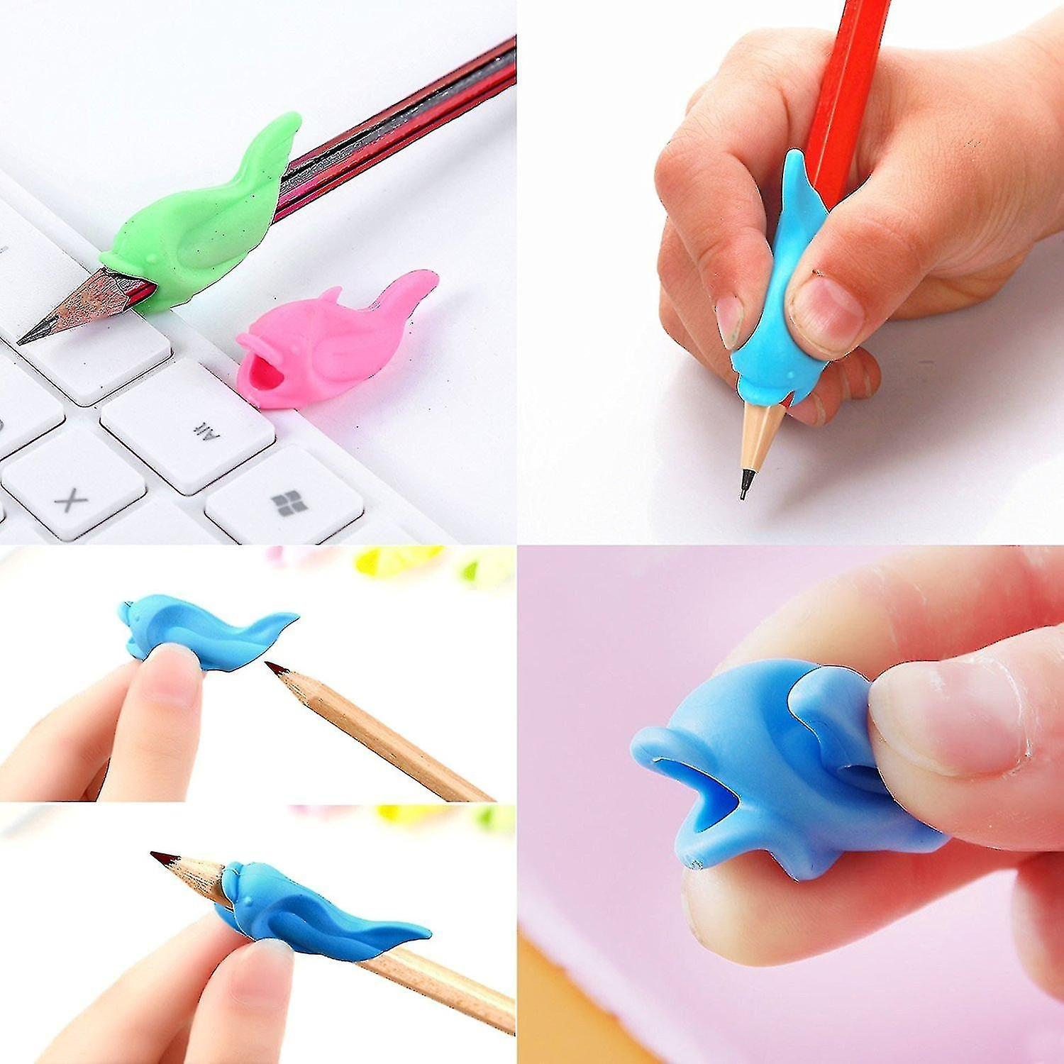 200pcs Pencils Grips Silicon Pencil Grippers Writing Aid Grip Pencil Grippers For Kids Handwriting