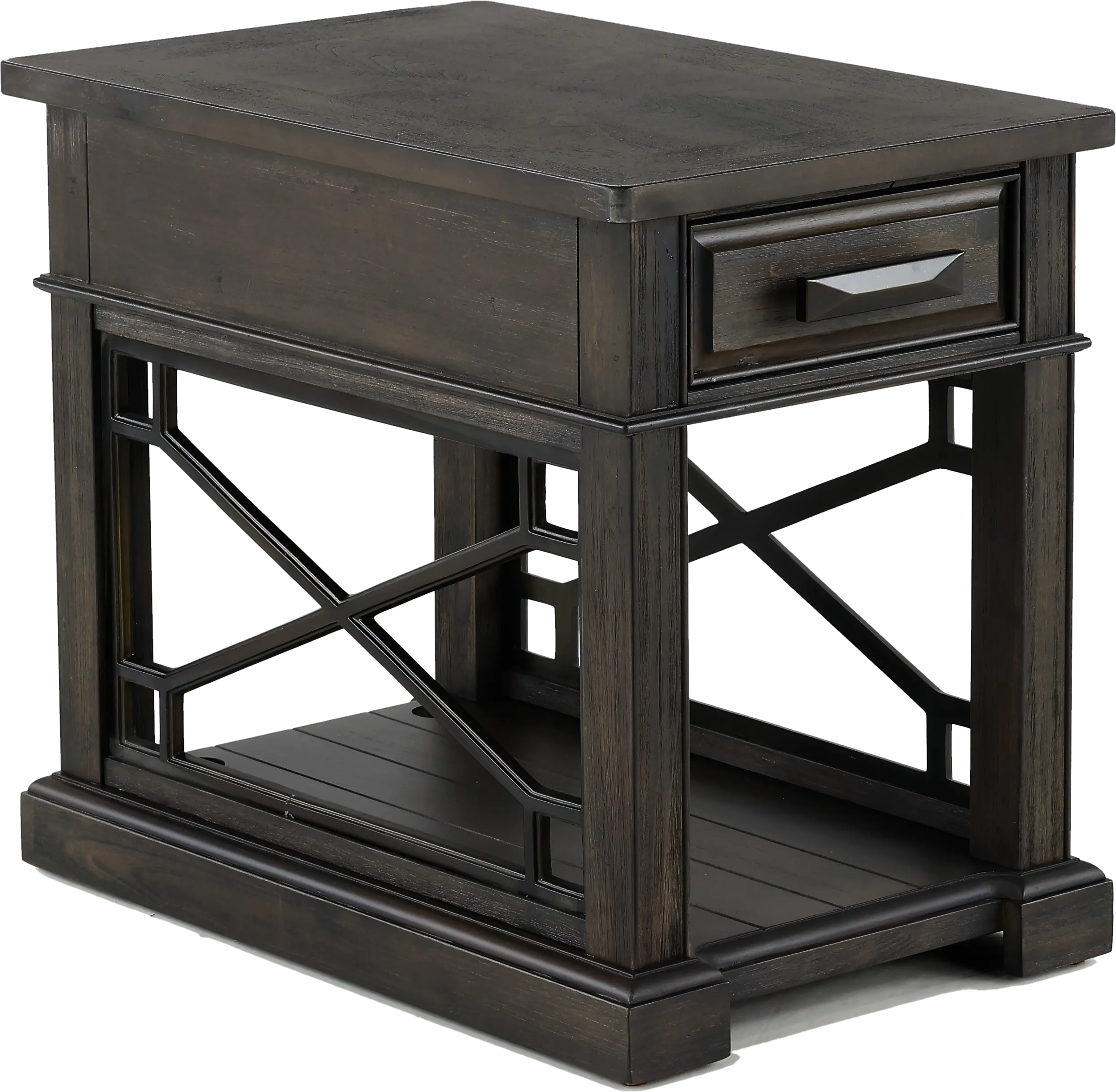 Sun Smokey Gray Side Table