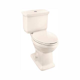 Glacier Bay 2-piece 1.0 GPF1.28 GPF High Efficiency Dual Flush Elongated Toilet in Bone N2430E-BNE