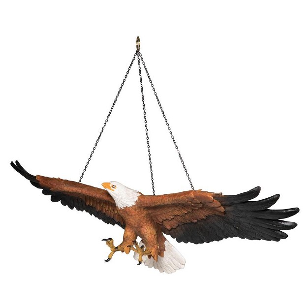 Design Toscano Flight Of Freedom Hanging Eagle Sculpture Multicolored