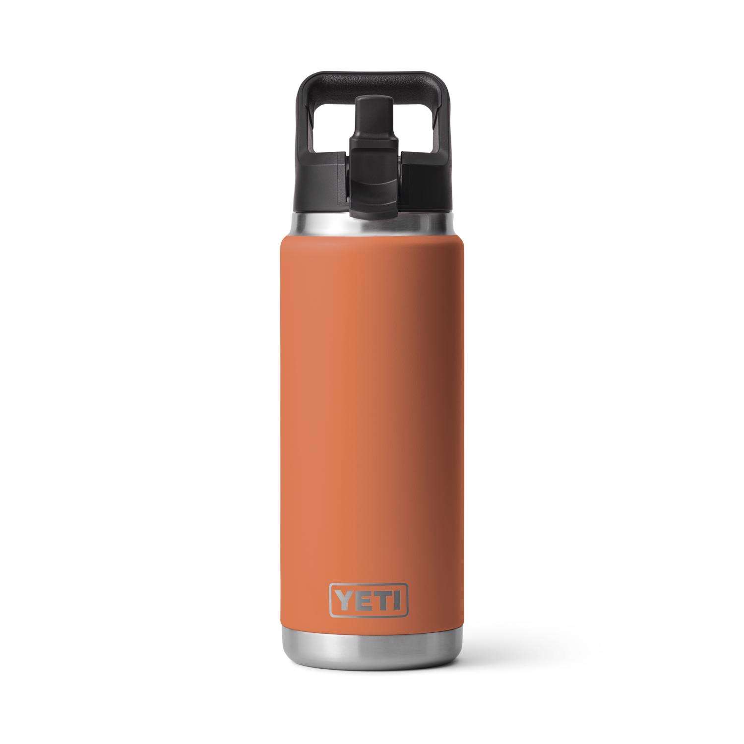 YETI Rambler 26 oz High Desert Clay BPA Free Bottle with Straw Cap