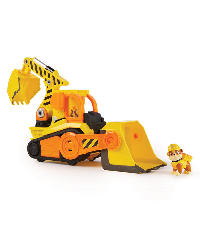 Rubble and Crew Bark Yard Deluxe Bulldozer Construction Truck Toy with Lights