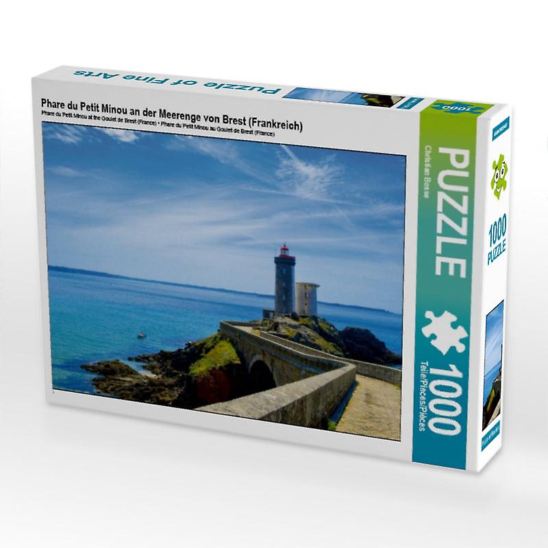 Phare du petit minou an der meerenge von brest (frankreich)   calvendo foto puzzle