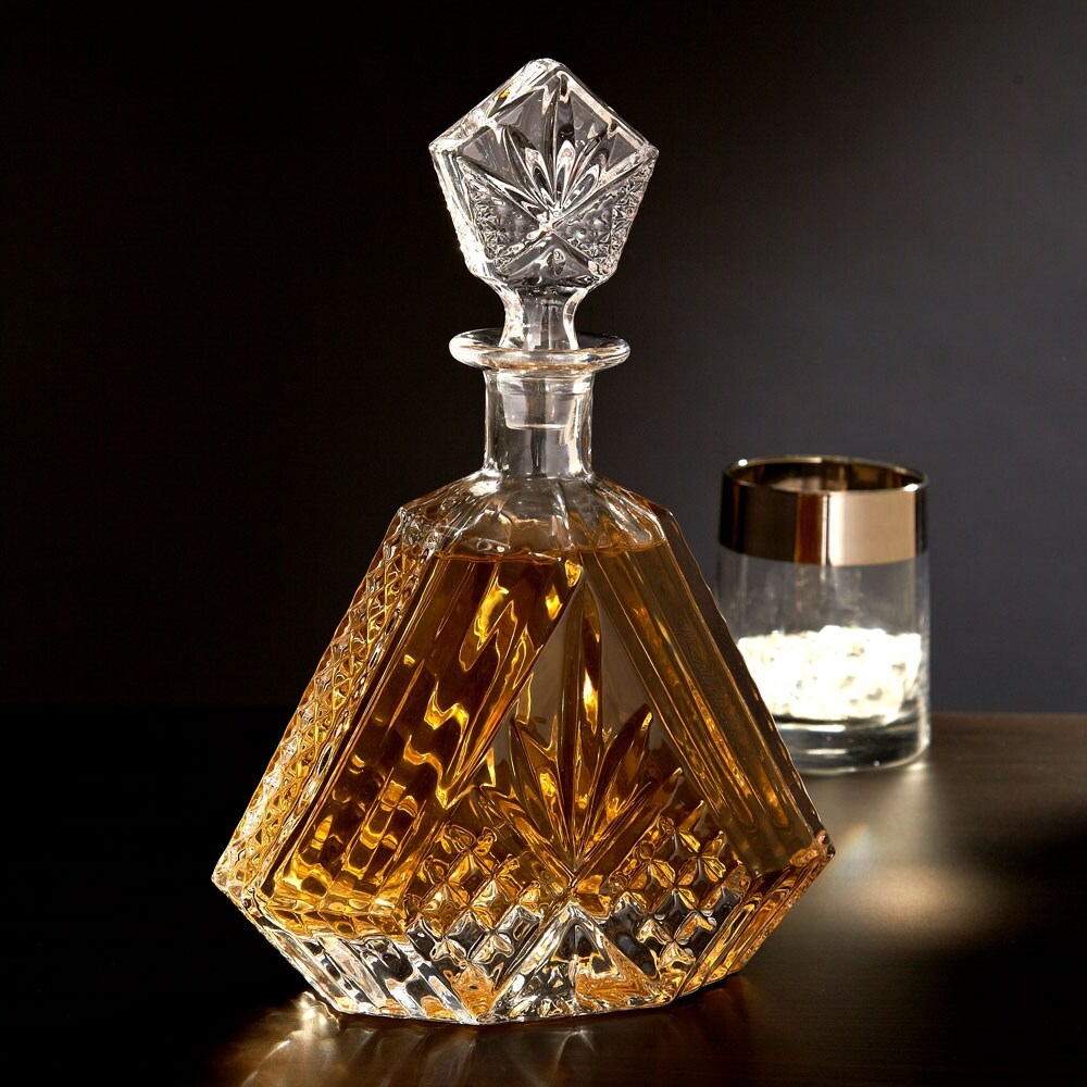 Dublin Triangular Crystal Decanter