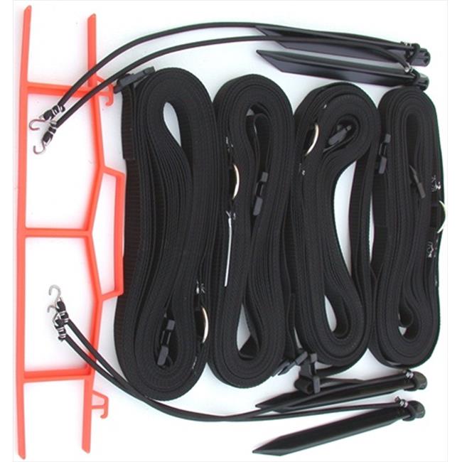 Home Court 17ABKS Black 1-inch Adjustable Web Courtlines