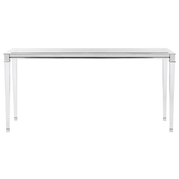 SAFAVIEH Couture High Line Collection Charleston Acrylic Silver Console Table - 66