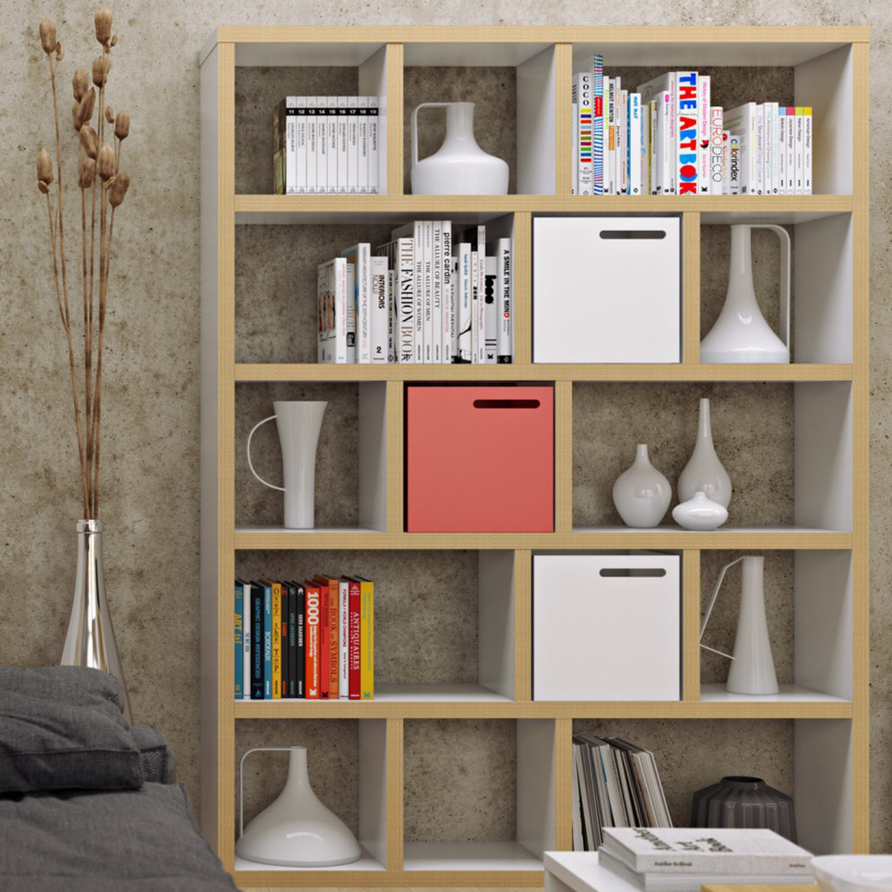 Contemporary Large Thick Wood Modular Shelves   Contemporary   Bookcases   by Plush Pod Decor  Houzz