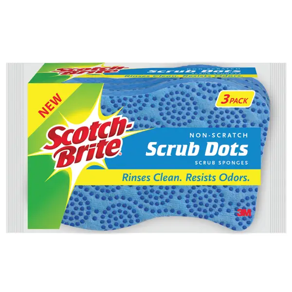 Scotch-Brite Scrub Dots Non-Scratch Scrub Sponge