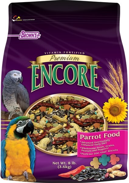 Brown's Encore Premium Parrot Food