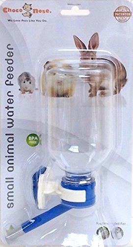 Choco Nose No-Drip Small Animal Water Bottle， Color Varies