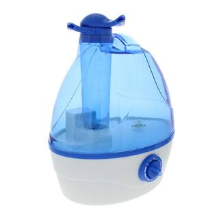 Comfort Zone Whisper-quiet Cool Mist Portable Ultrasonic Humidifier with Dual Nozzles and Auto Shut-Off CZHD24