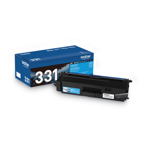 Brother TN331C Toner， 1，500 Page-Yield， Cyan