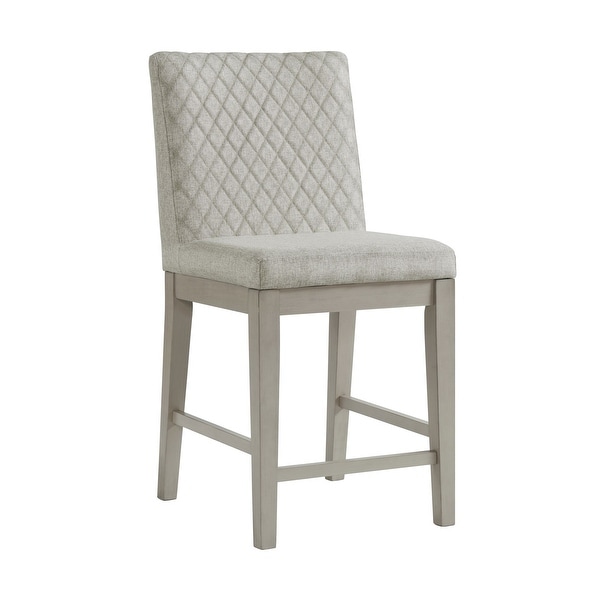 Picket House Furnishings Calderon Counter Height Side Chair Set in Gray