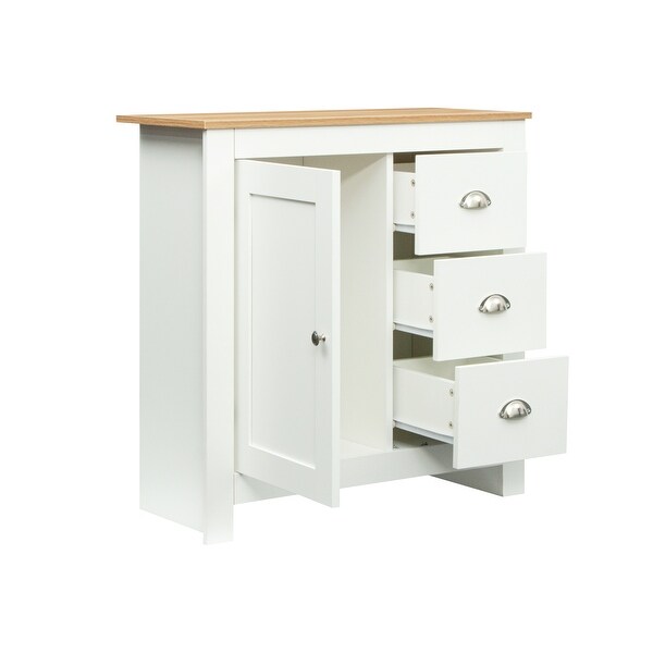 White High Gloss Dining Room Buffet