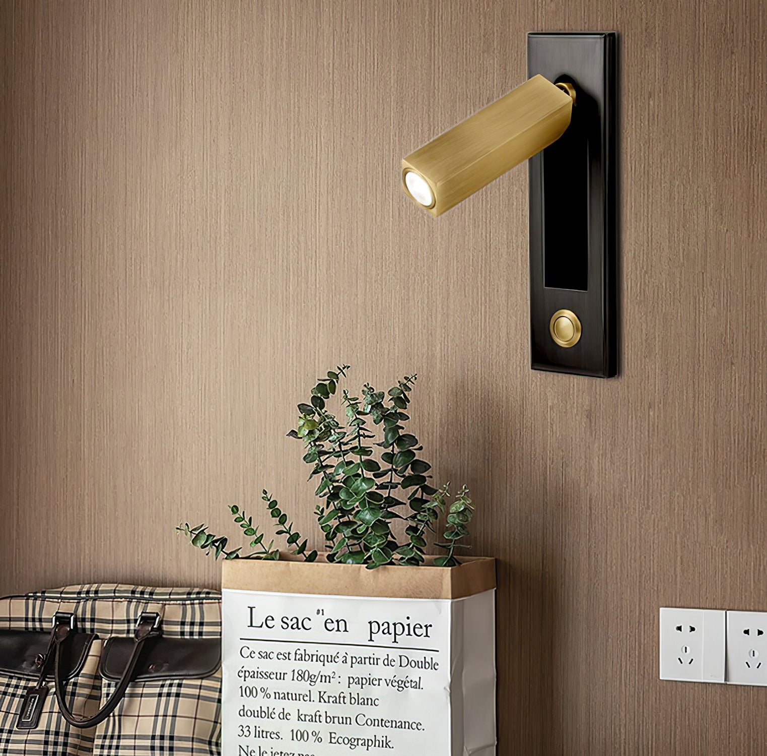 Embedded Bedside Sconce