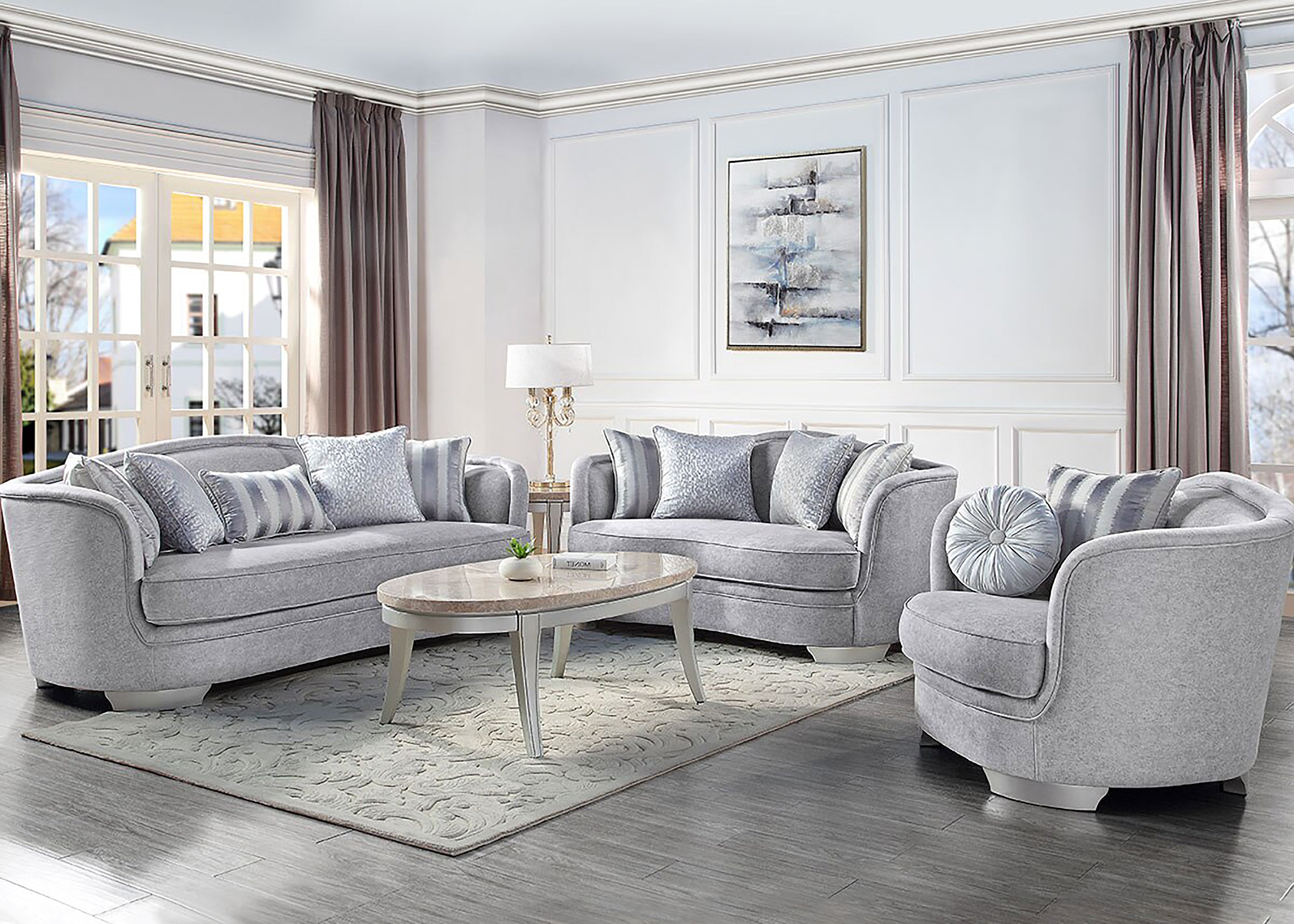 Allure Sofa, Loveseat and Chair