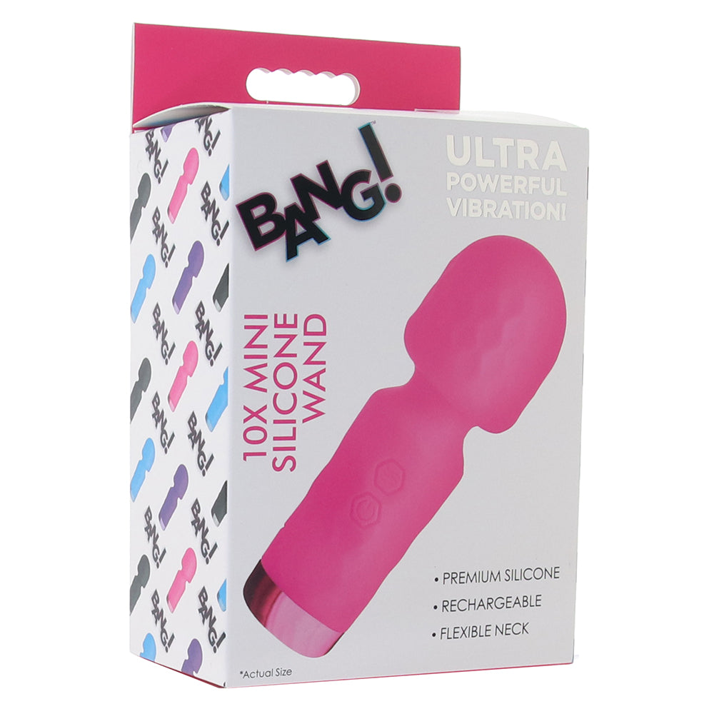 Bang! Mini Silicone Wand in Pink