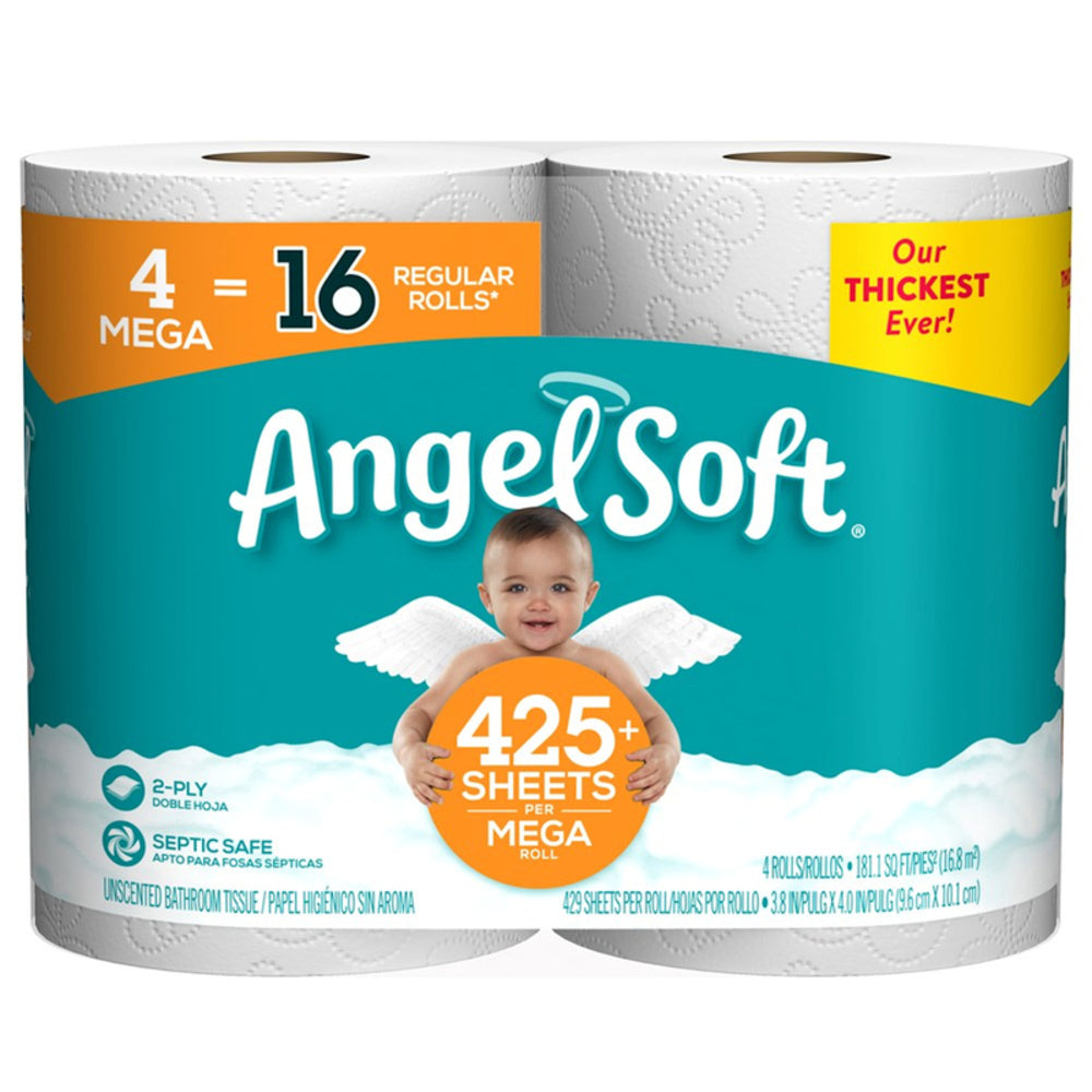 ANGL SFT TOILET PAPER 4R