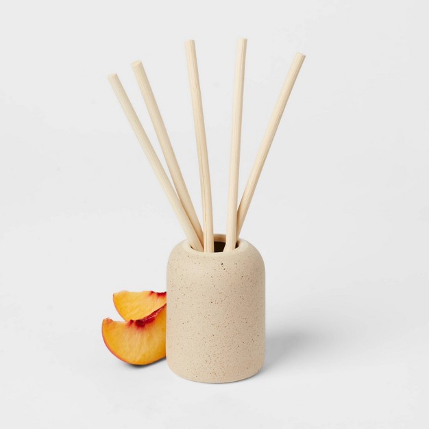 Matte Textured 100ml Ceramic Diffuser Ivory island Starfruit And Nectarine