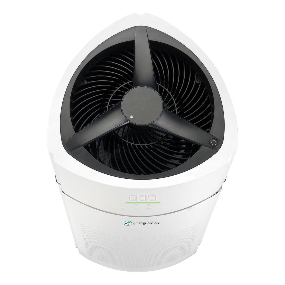 GermGuardian 360 4-in-1 Air Purifier with HEPA Filter for Large Rooms up to 402 Sq. Ft. AC9400W