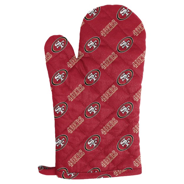 Nfl San Francisco 49ers Apron Mitt Hat Grill Tool Set 3pc