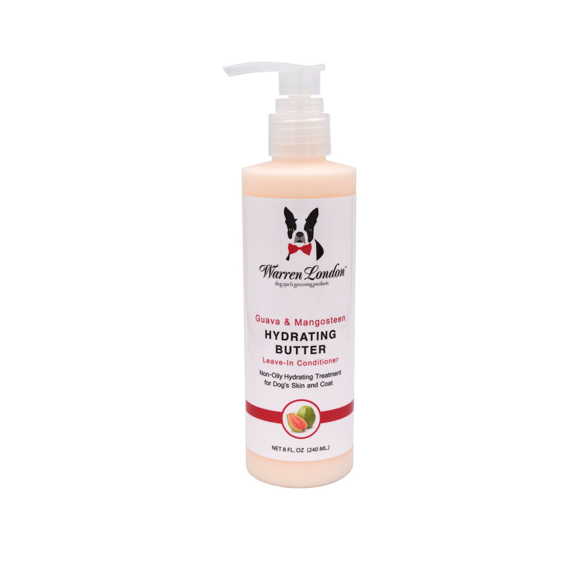 Warren London Guava  Mango Hydrating Butter Leave In Conditioner Lotion for Dogs， 8 fl. oz.