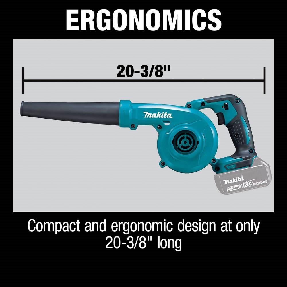 Makita 18V LXT Lithium-Ion Cordless Variable Speed Blower (Tool-Only) XBU05Z