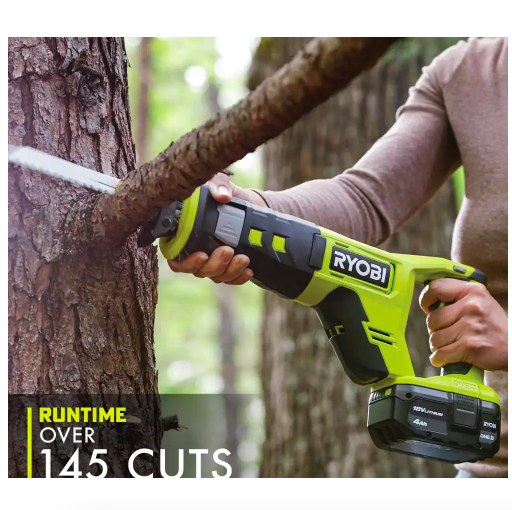 Ryobi ONE+ 18V Cordless 6-Tool Combo Kit with 1.5 Ah Battery， 4.0 Ah Battery and Charger (PCL1600K2)