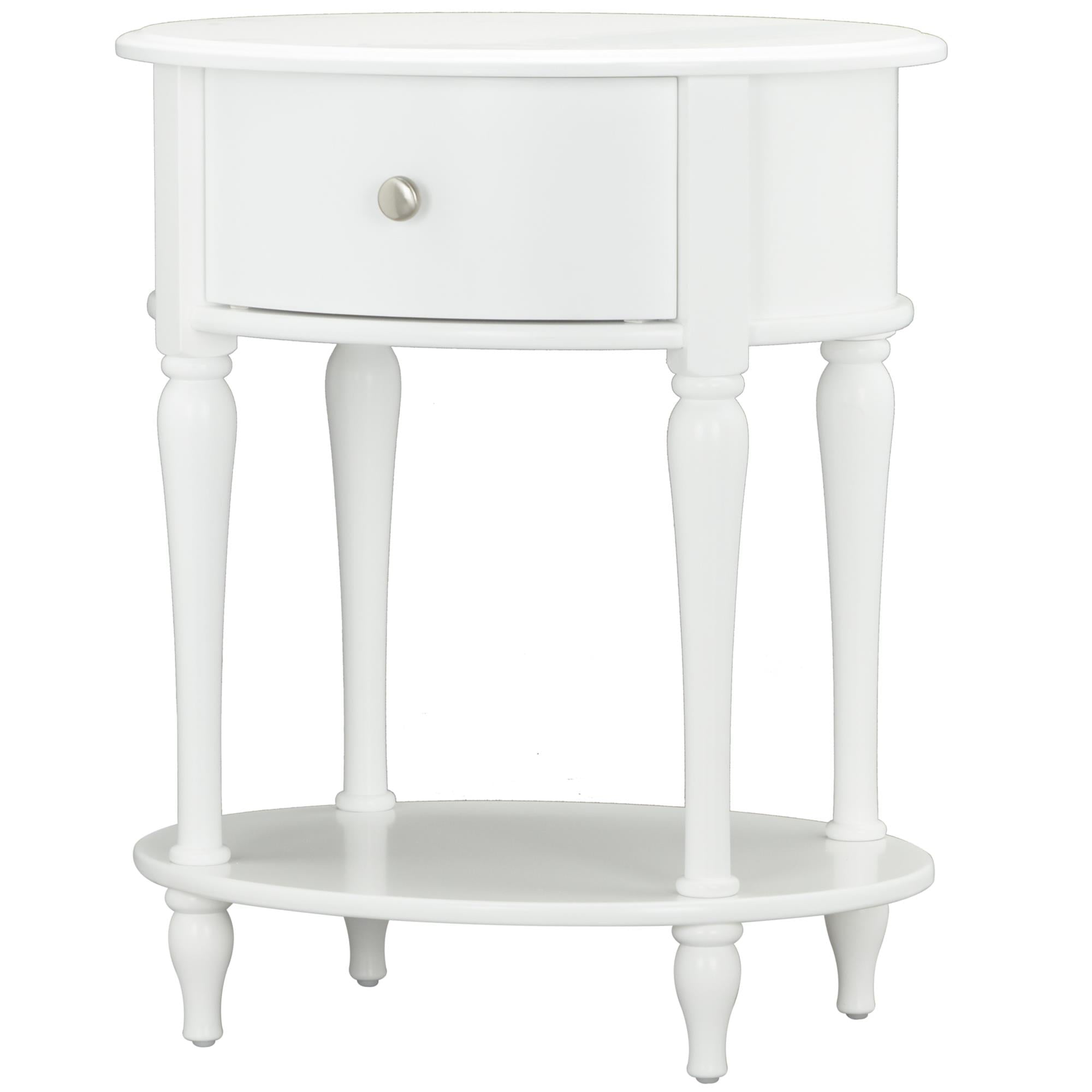 Little Seeds Rowan Valley Laren Oval Nightstand, White