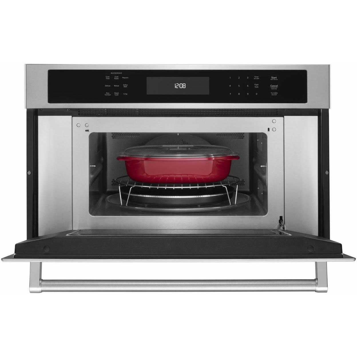 KitchenAid 30-inch, 1.4 cu. ft. Built-In Microwave Oven with Convection KMBP100ESS