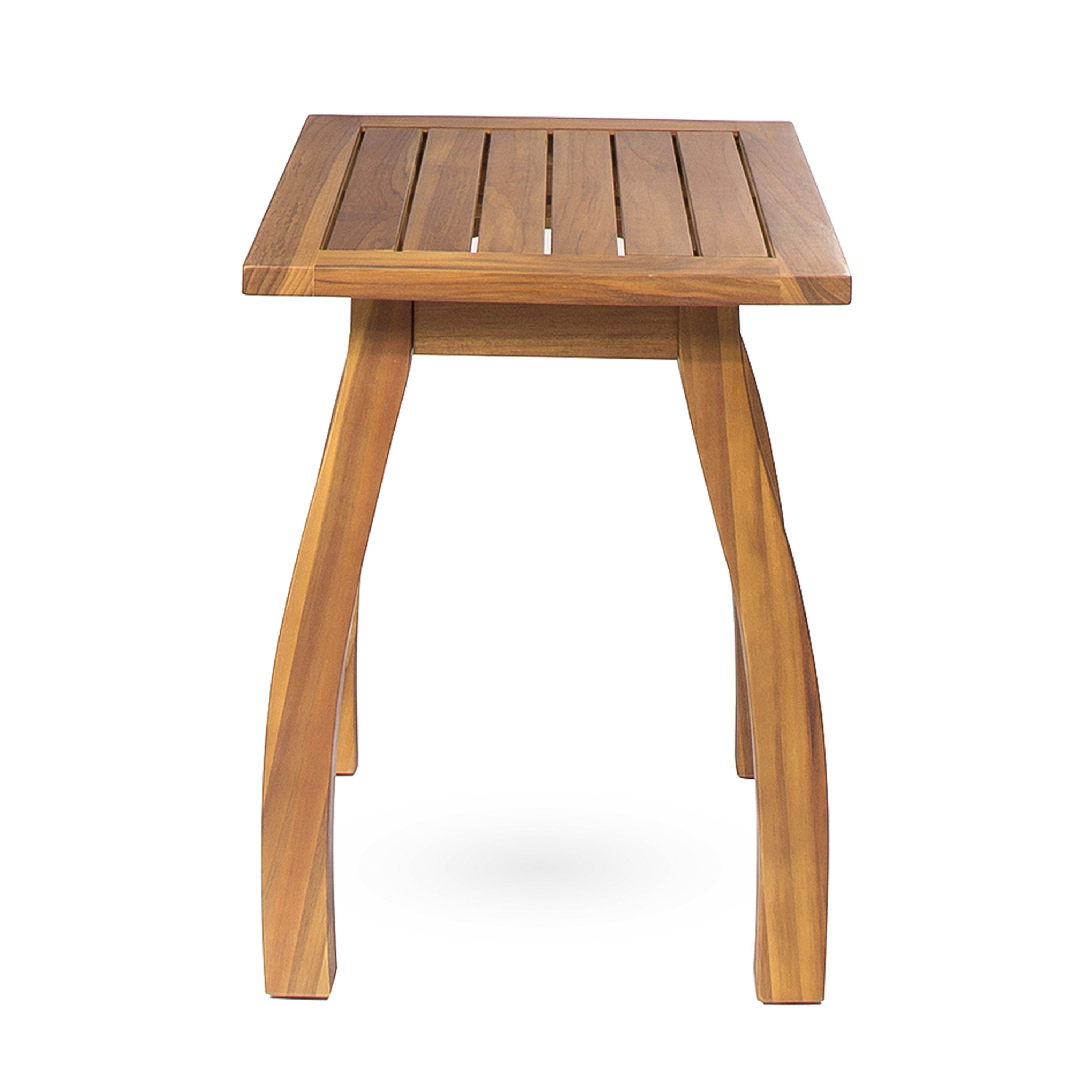 Yvonne Outdoor Acacia Wood Rocking Chair Chat Set