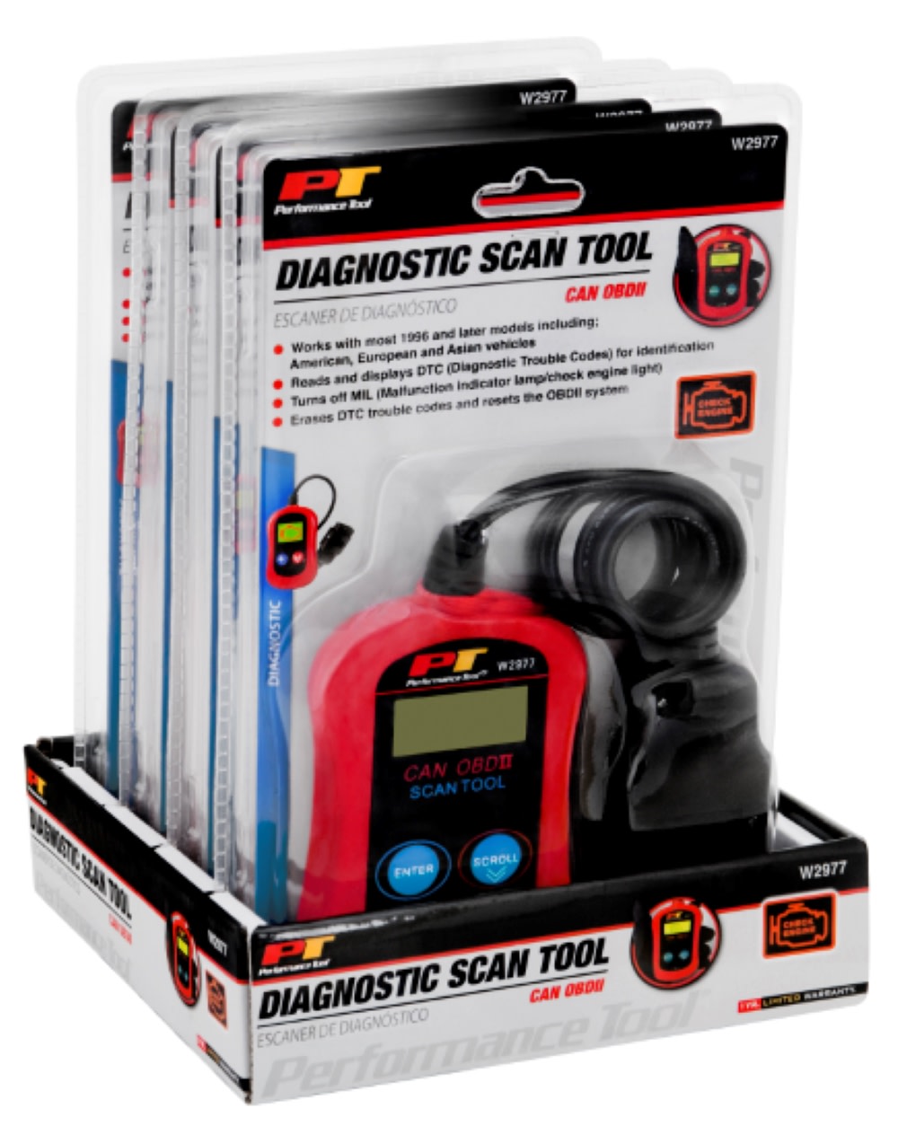 Performance Tool CAN OBD II Diagnostic Scanner Tool