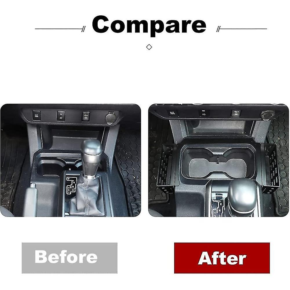 Console Gear Shifter Storage Box Side Tray Storage Organizer For 2016-2022 Interior Accessories