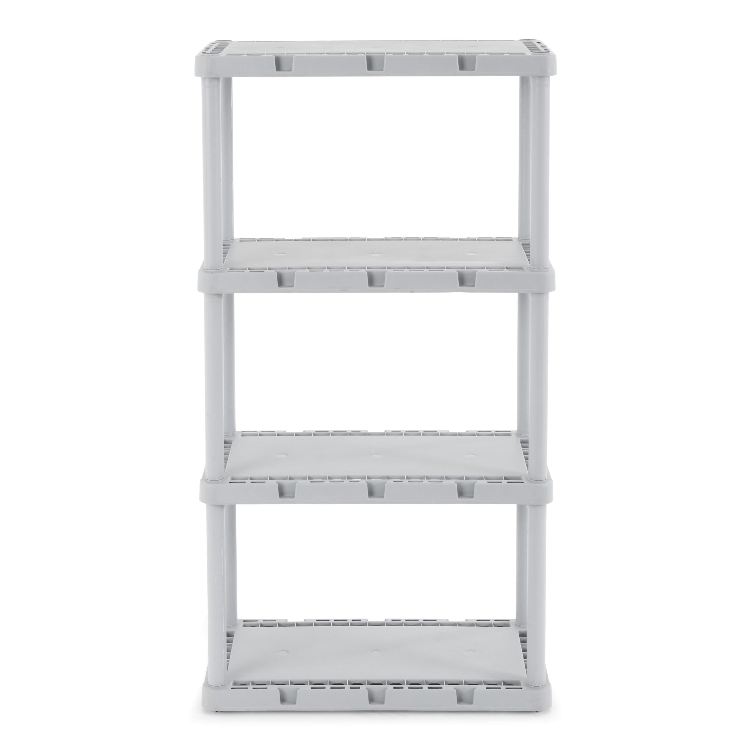 Gracious Living Knect-A-Shelf 4 Tier Light Duty Storage System (4 Pack)