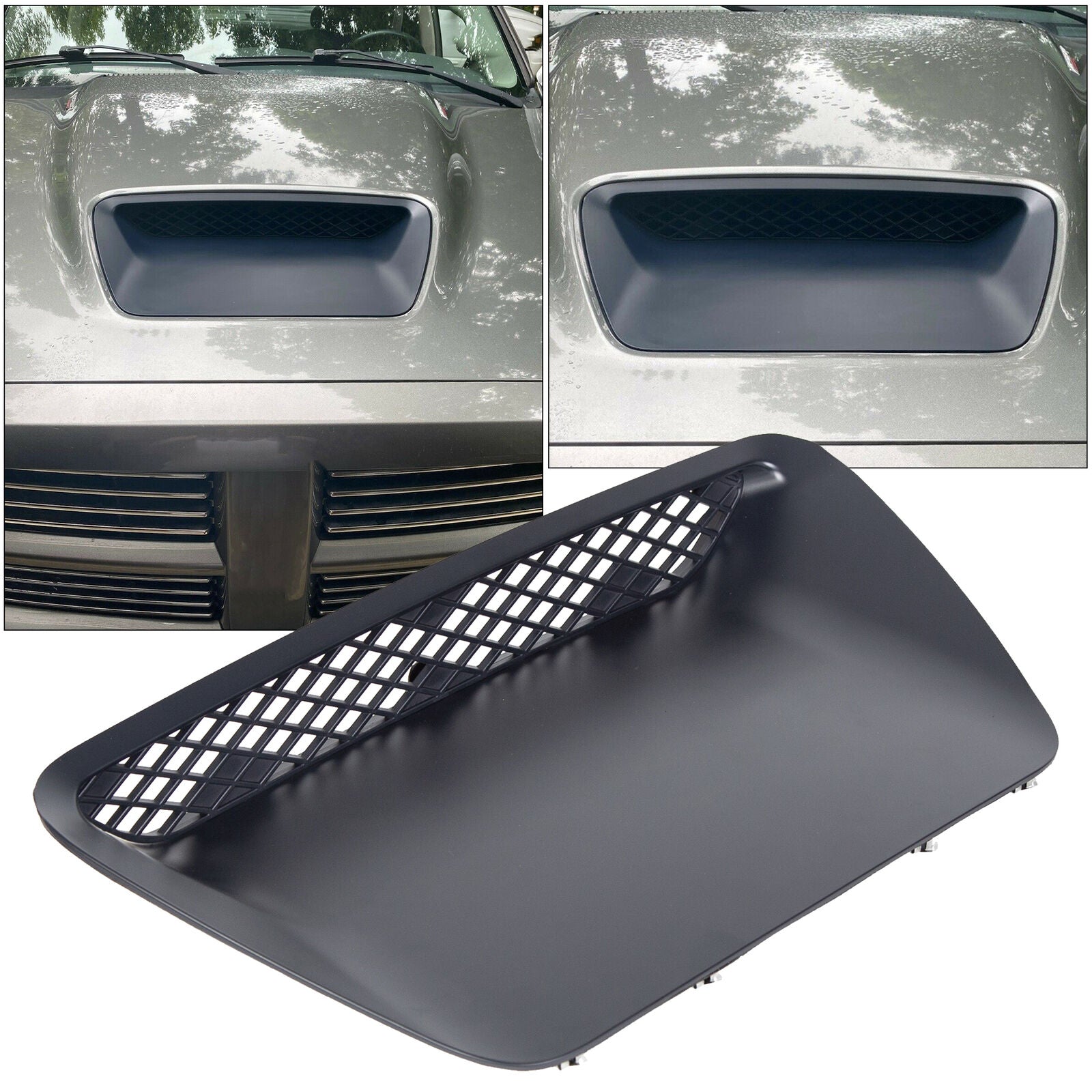 Kojem Hood Scoop Molding Bezel Compatible with 2004 2005 Dodge Ram 1500 SRT Replace for Part Number YL23TZZAB 5029770AA