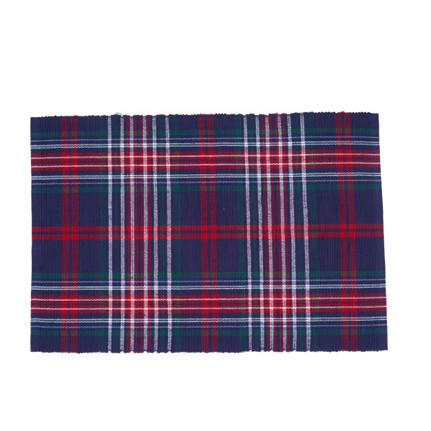 C amp f Home Douglas Plaid Placemat S 6