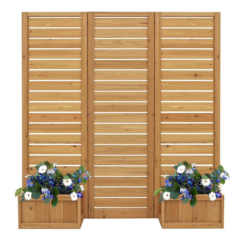 Yardistry 5' x 5' Wood Privacy Screen YM11703