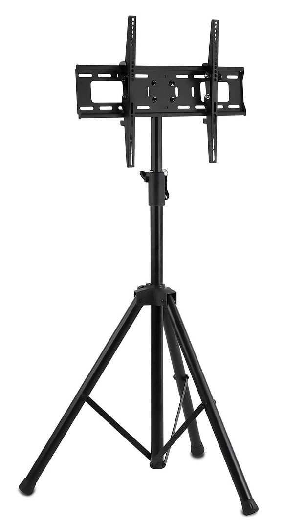 Mount it Tv Tripod Stand Portable Tv Stands For Flat Screens Television Tripod Stand For 32 70 Inches Screen Single Pole Tv Stand With 77 Lbs