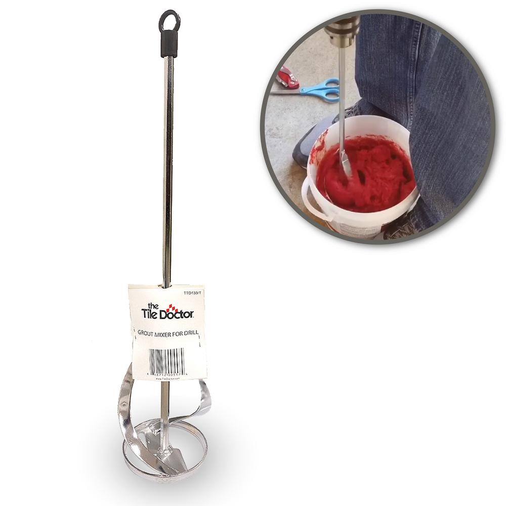 The Tile Doctor Grout Mixer Paddle 133 T Mixer