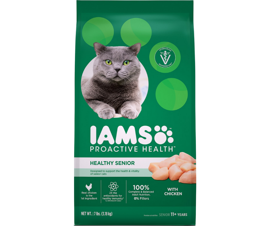 Iams Proactive Health - All Breeds Healthy Senior Recipe Dry Cat Food