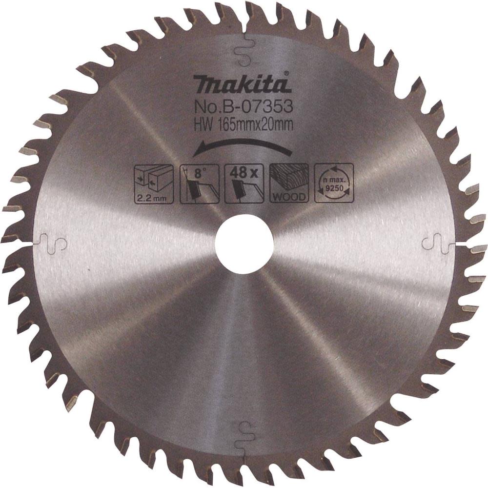 Makita 6-1/2 in. 48T Carbide Tipped Saw Blade B-07353 from Makita