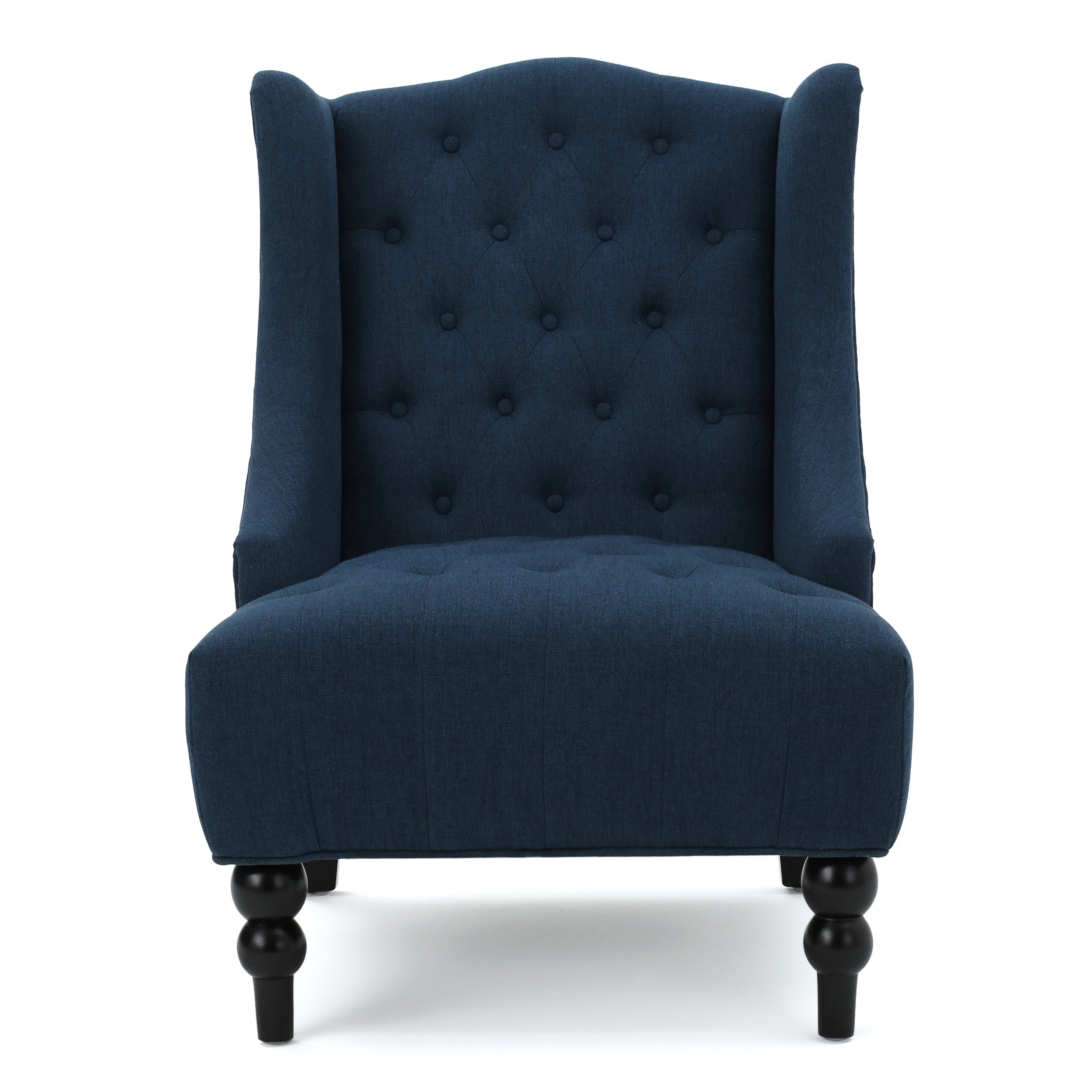 Clarice Fabric High Back Wingback  Accent Chair