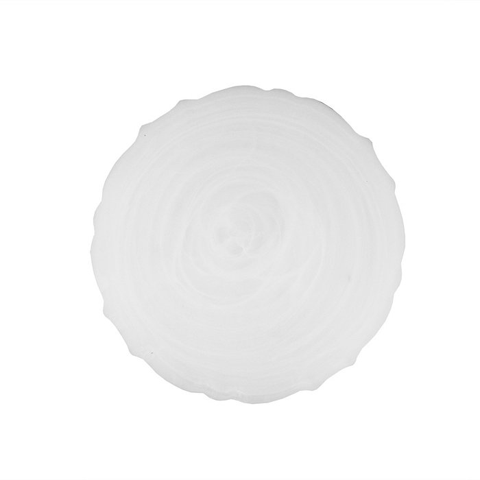 American Atelier Jay Import Alabaster White Charger Plate