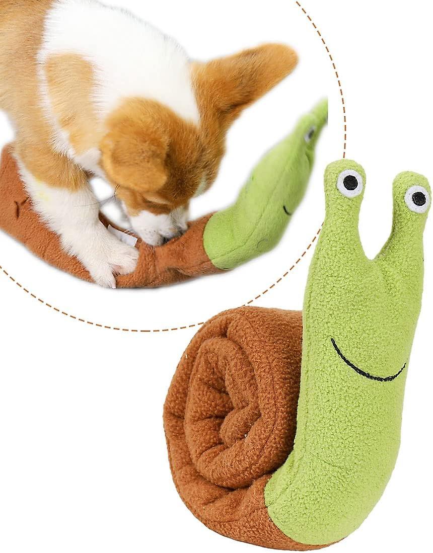 Dog Puzzle Toys， Snuffle Snail Toys For Dog Cat Interactive Foraging Pet Game Instinct Training Playand Stress Release Activity - -