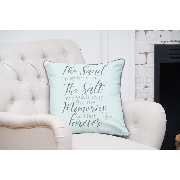 X 18 quot Memories Forever Embroidered Pillow